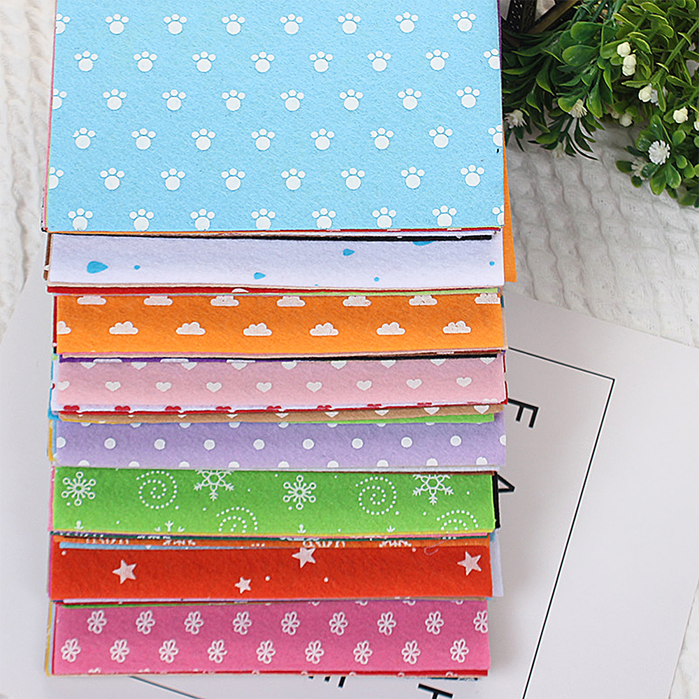 Textile And Sewing Materials - 10 PCS 15x15cm 5.9x5.9in Felt Fabric