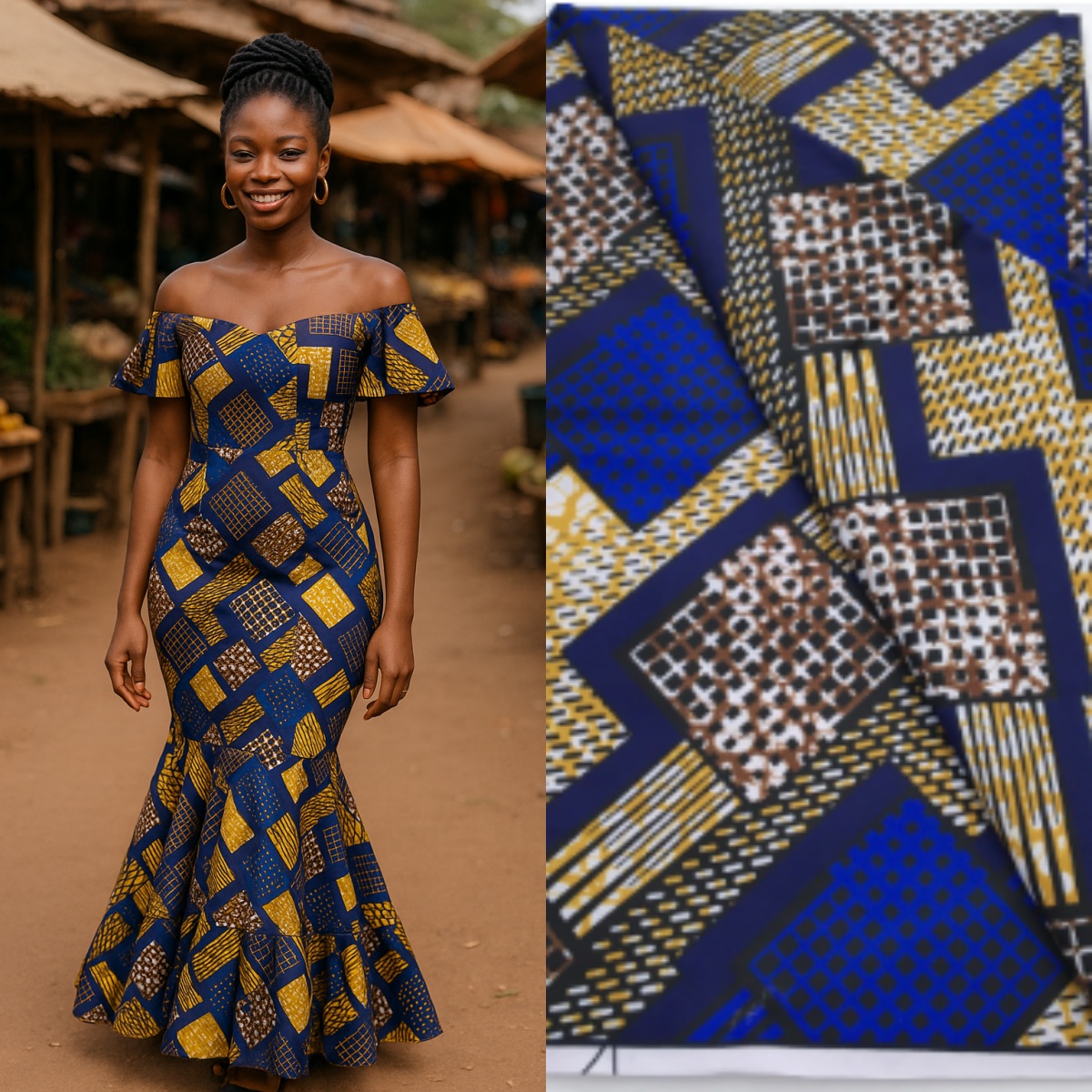 Sewing Batik Fabric - African Wax Fabric Tissu Prints Newest