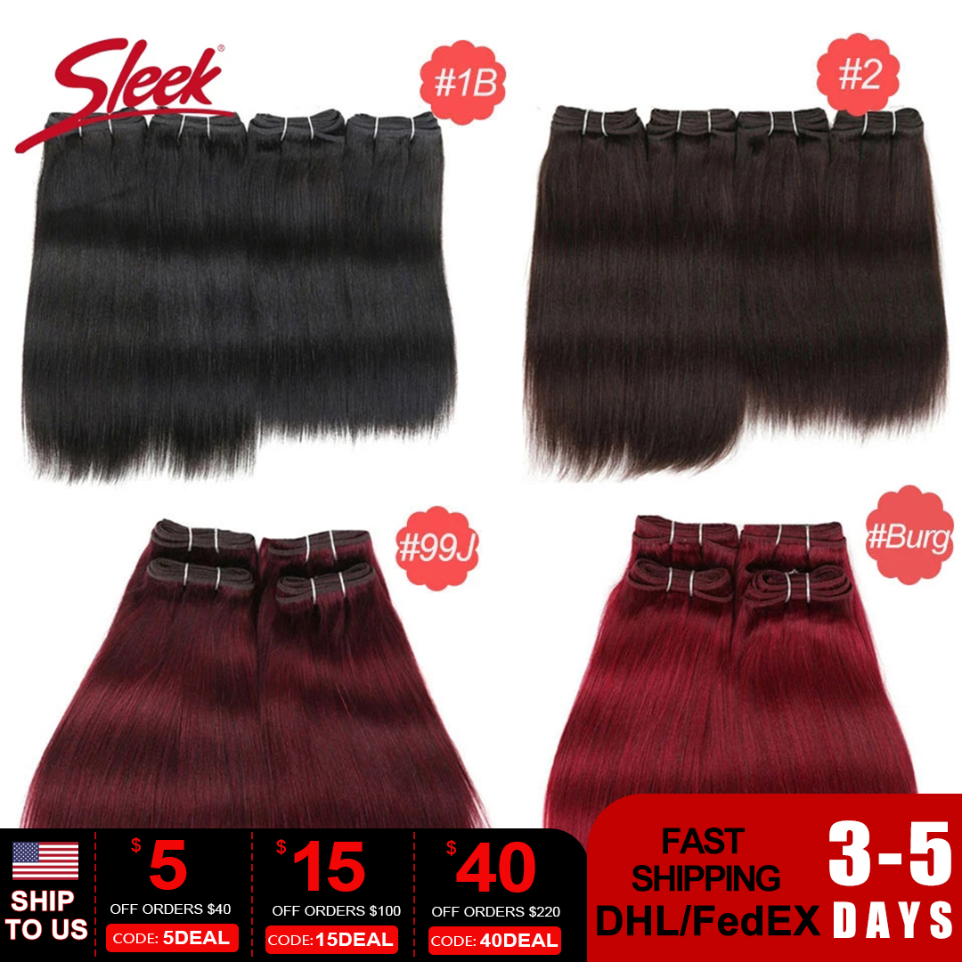 Sewing Lab - Sleek Brazilian Straight Hair Brown Color