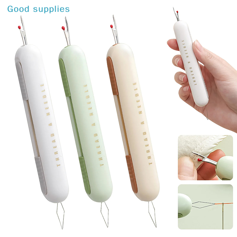 Seam Ripper Tool - 2 In 1 Needle Threaders Sewing