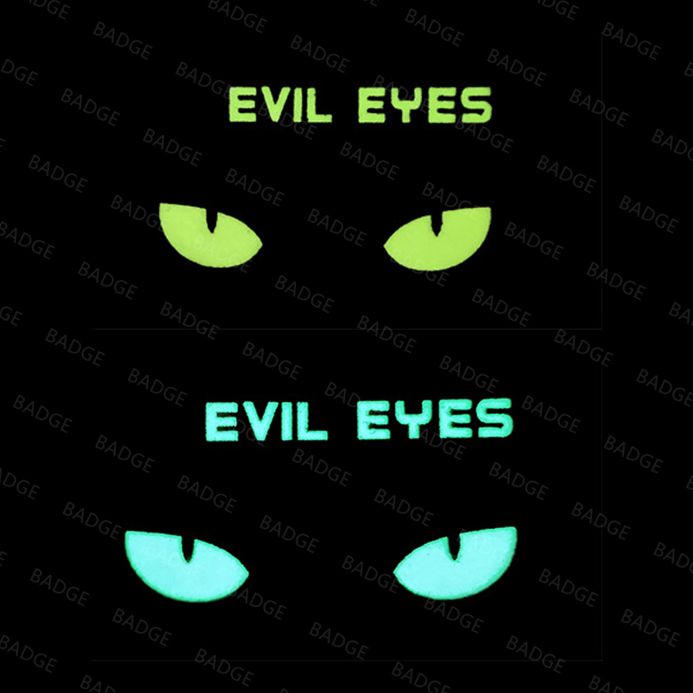 Glow in The Dark Patches Cat D - Hook Eye Fastener reseña y precio