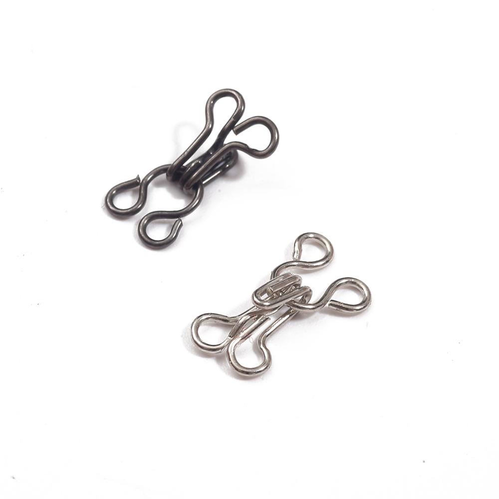 48Pcs  Metal Buckle Button Shi - Hook Eye Fastener reseña y precio