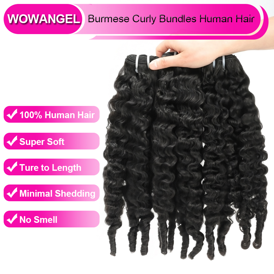 WOWANGEL Burmese Curly Bundles - Sewing Lab reseña y precio