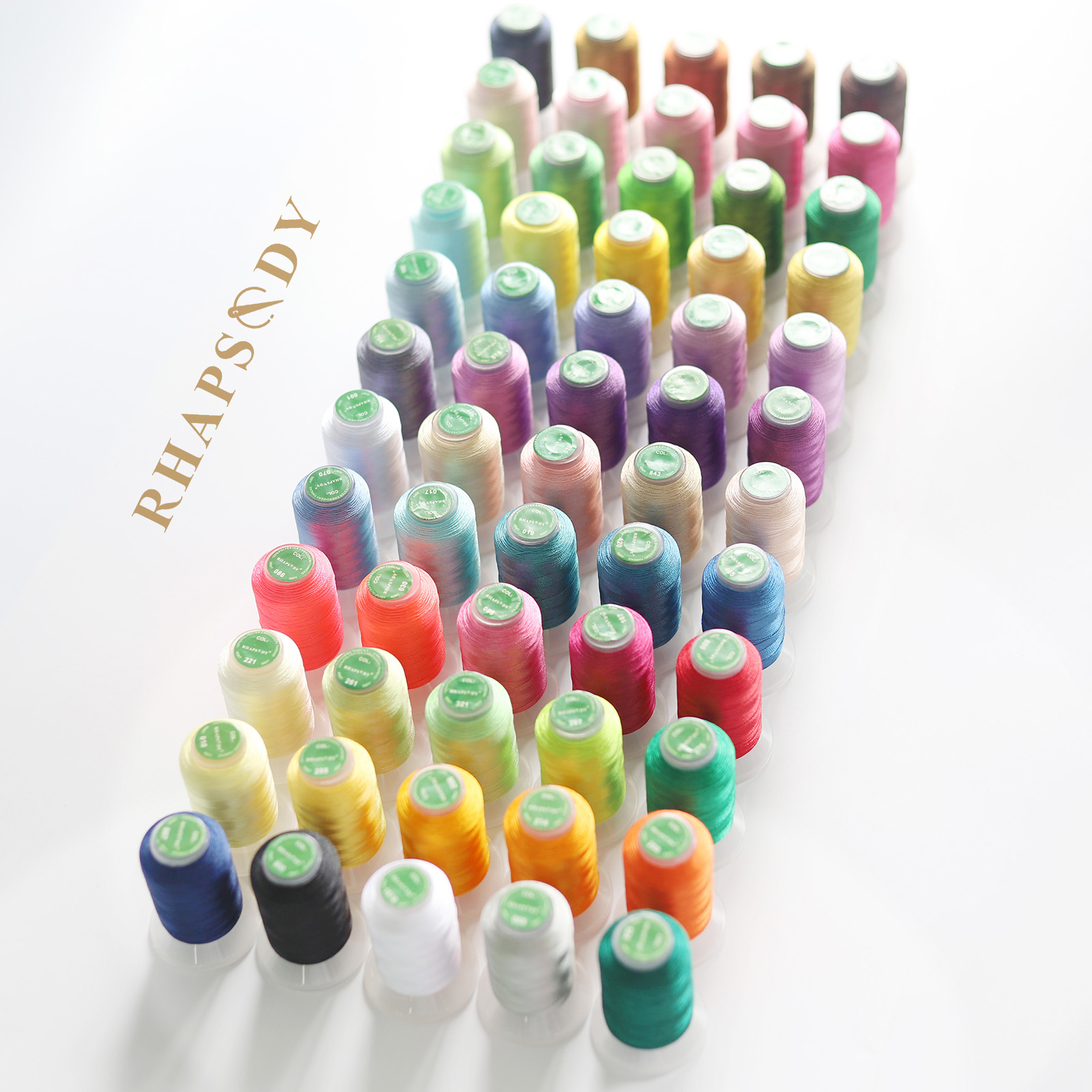 40WT Polyester Embroidery Thre - Serger Thread Cone reseña y precio