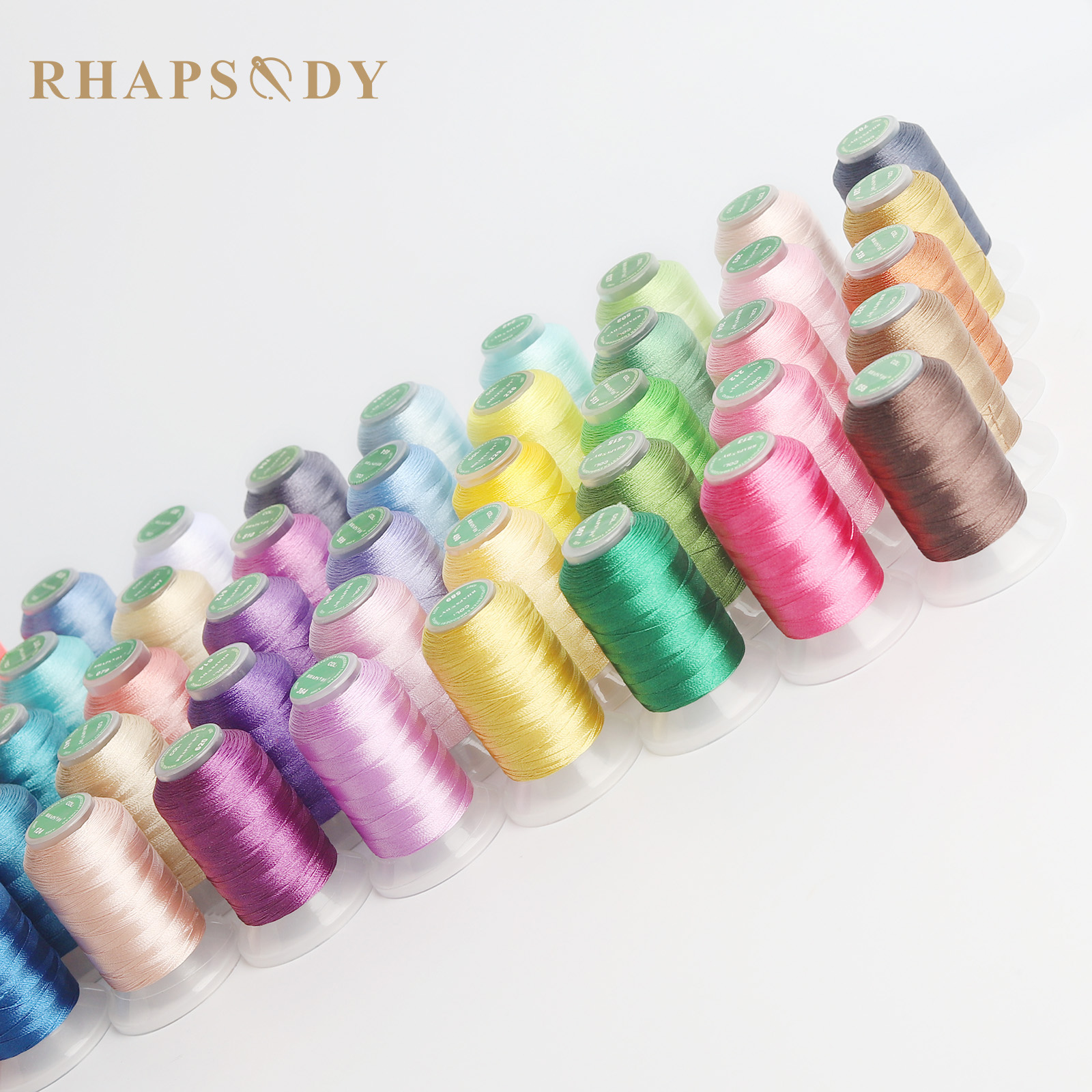 40WT Polyester Embroidery Thre - Serger Thread Cone reseña y precio