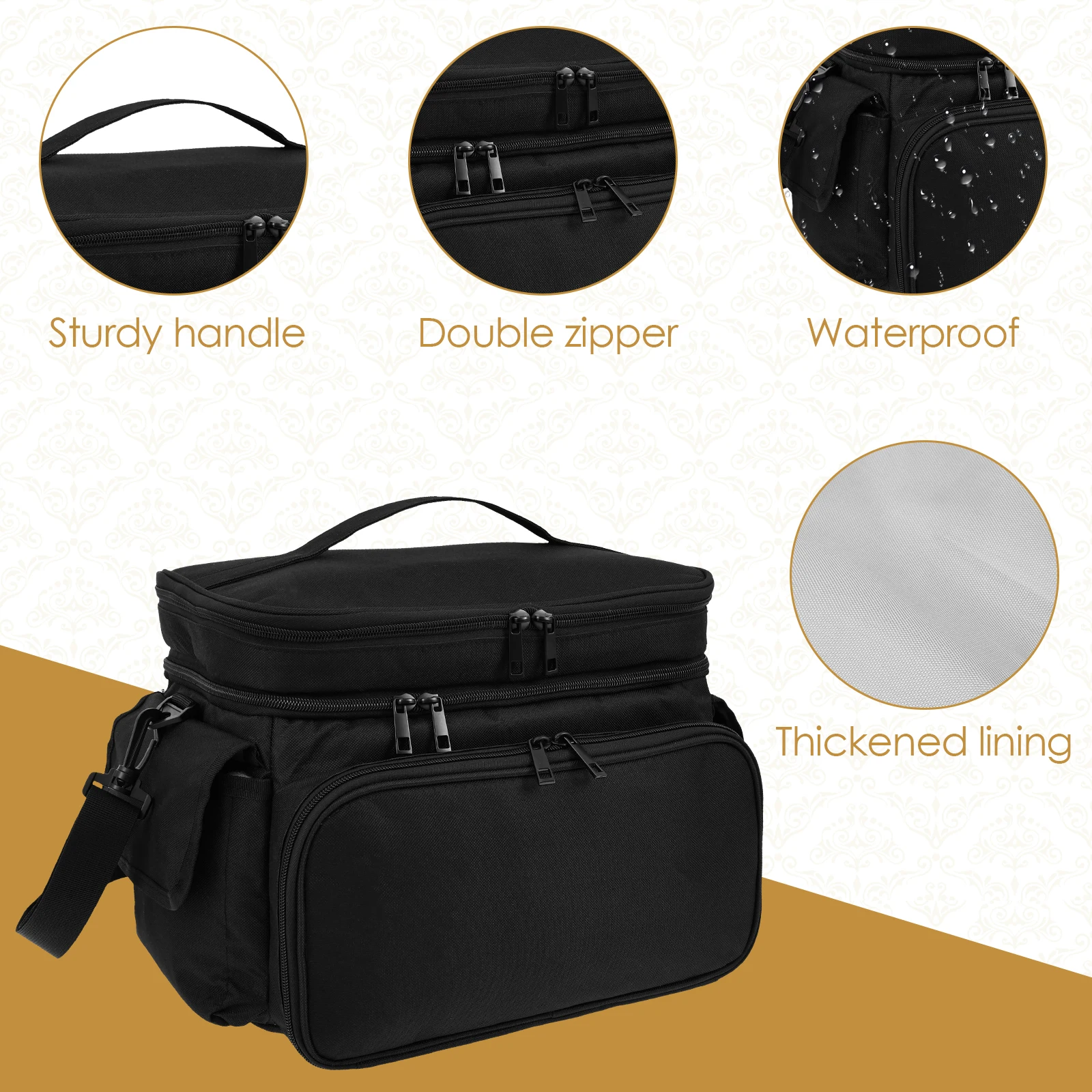 Large Sewing Bag Wool Knitting - Textile Sewing Kit reseña y precio