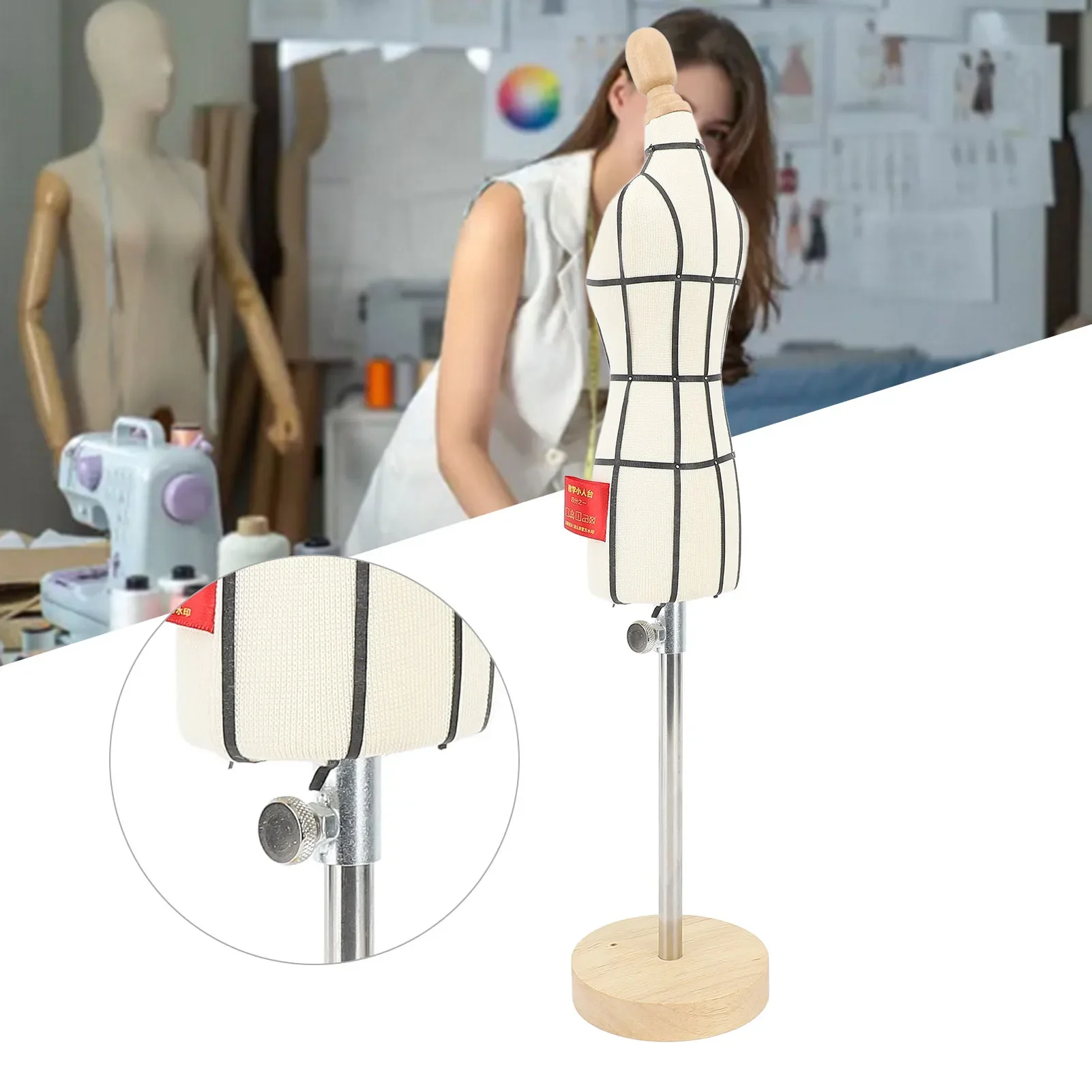 Miniature Dress Form With Stan - Dress Form Mannequin reseña y precio