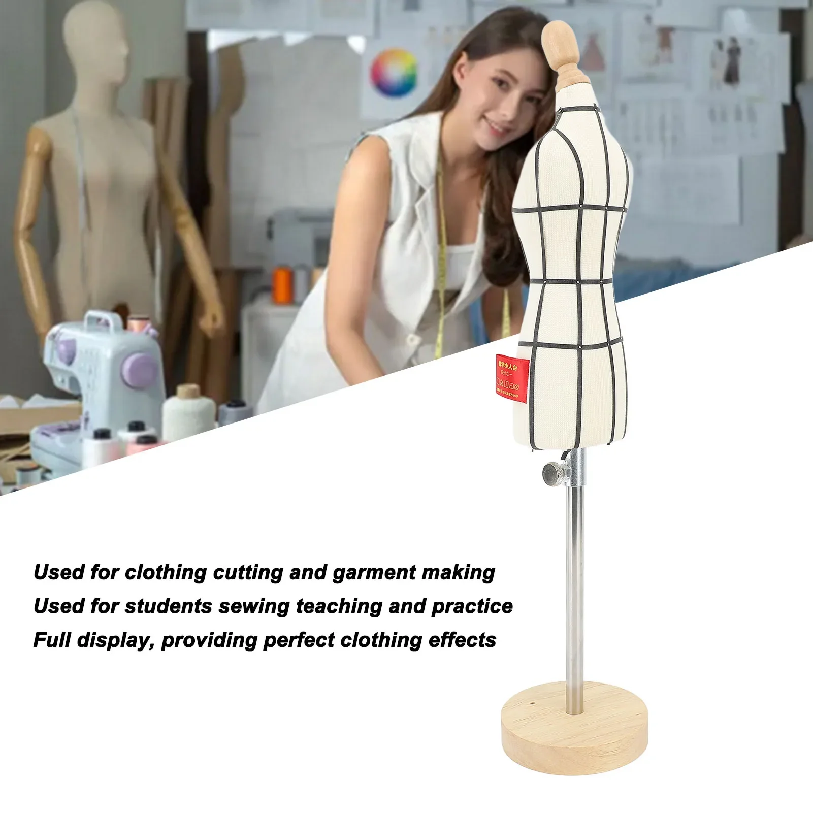 Miniature Dress Form With Stan - Dress Form Mannequin reseña y precio