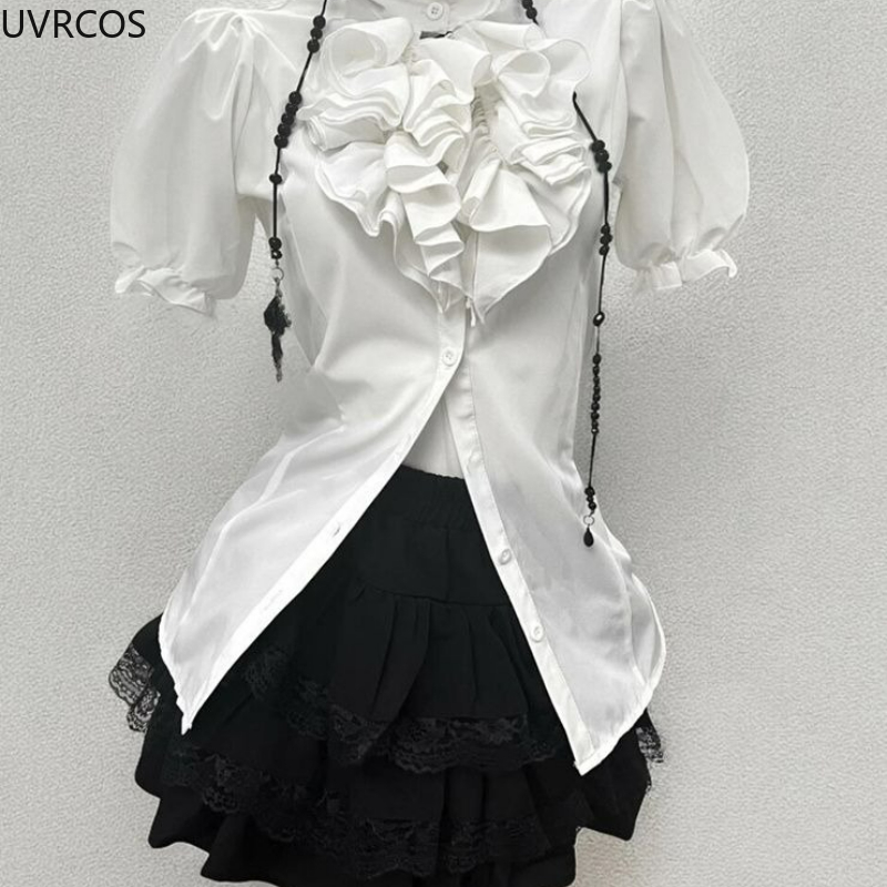 Y2k Aesthetic Lolita Style Swe - Sewing Vest reseña y precio