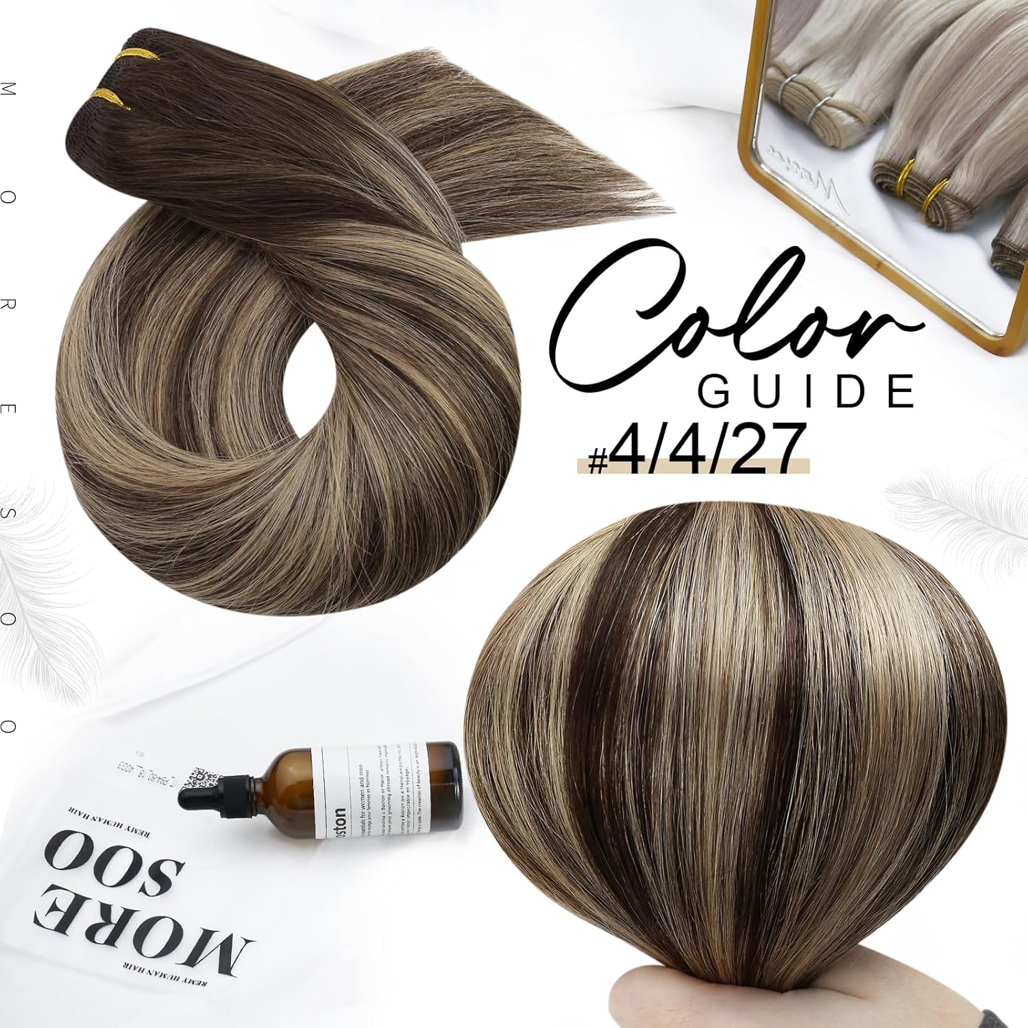 Moresoo Hair Bundles Real Huma - Sewing Lab reseña y precio
