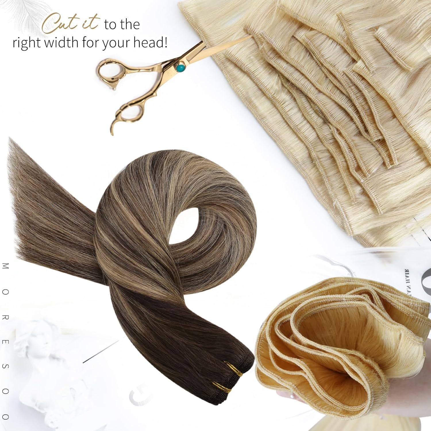 Moresoo Hair Bundles Real Huma - Sewing Lab reseña y precio