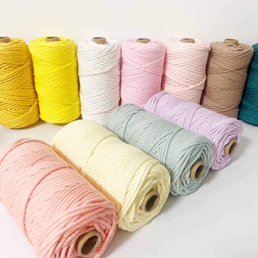 Macrame Cotton Rope Thread for - Sewing Recycle reseña y precio