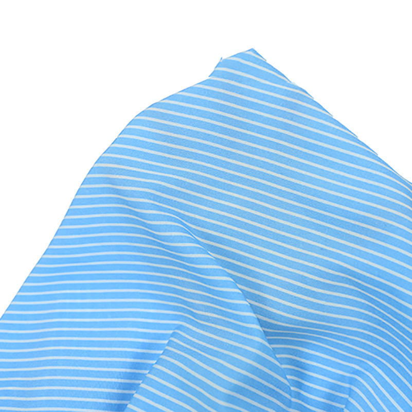 Striped Chiffon Fabric Opaque  - Sewing By reseña y precio