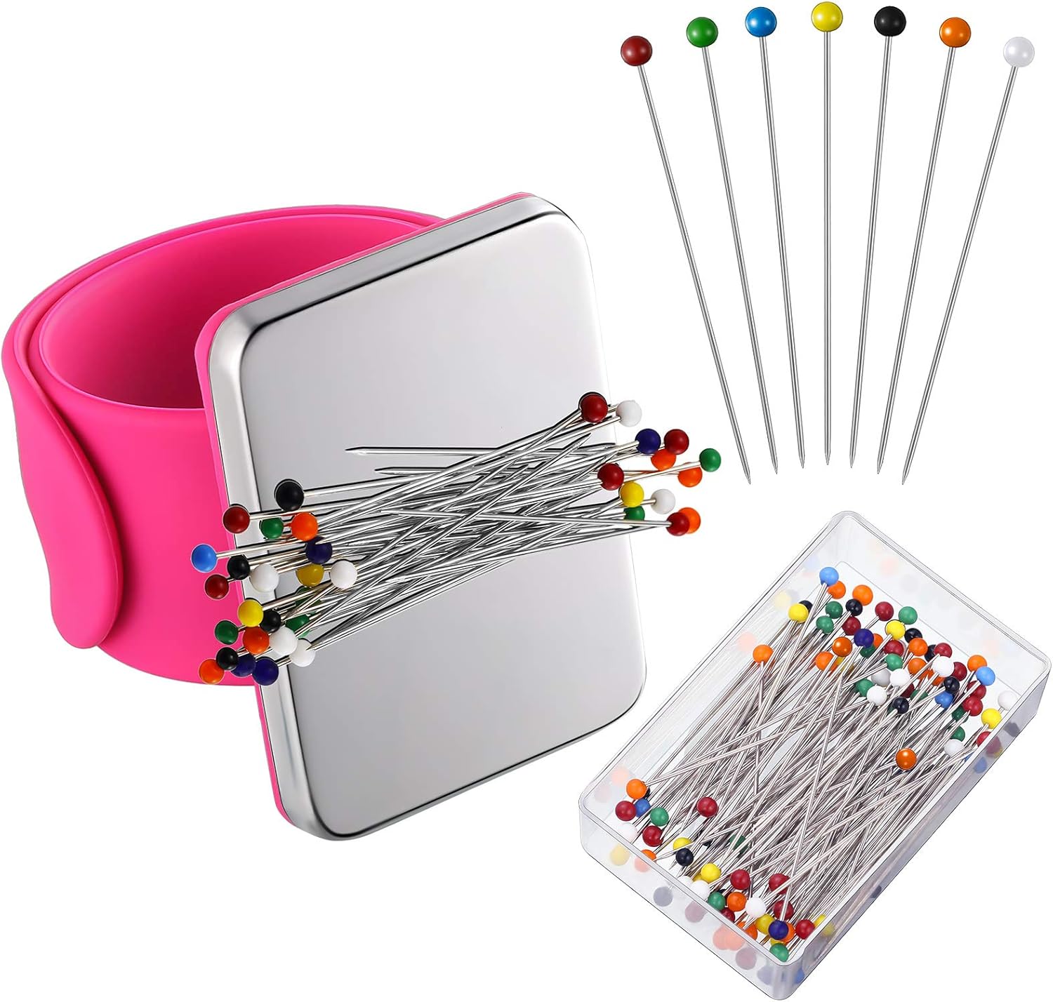 Magnetic Wrist Sewing Pincushi - Sewing Pin Cushion reseña y precio