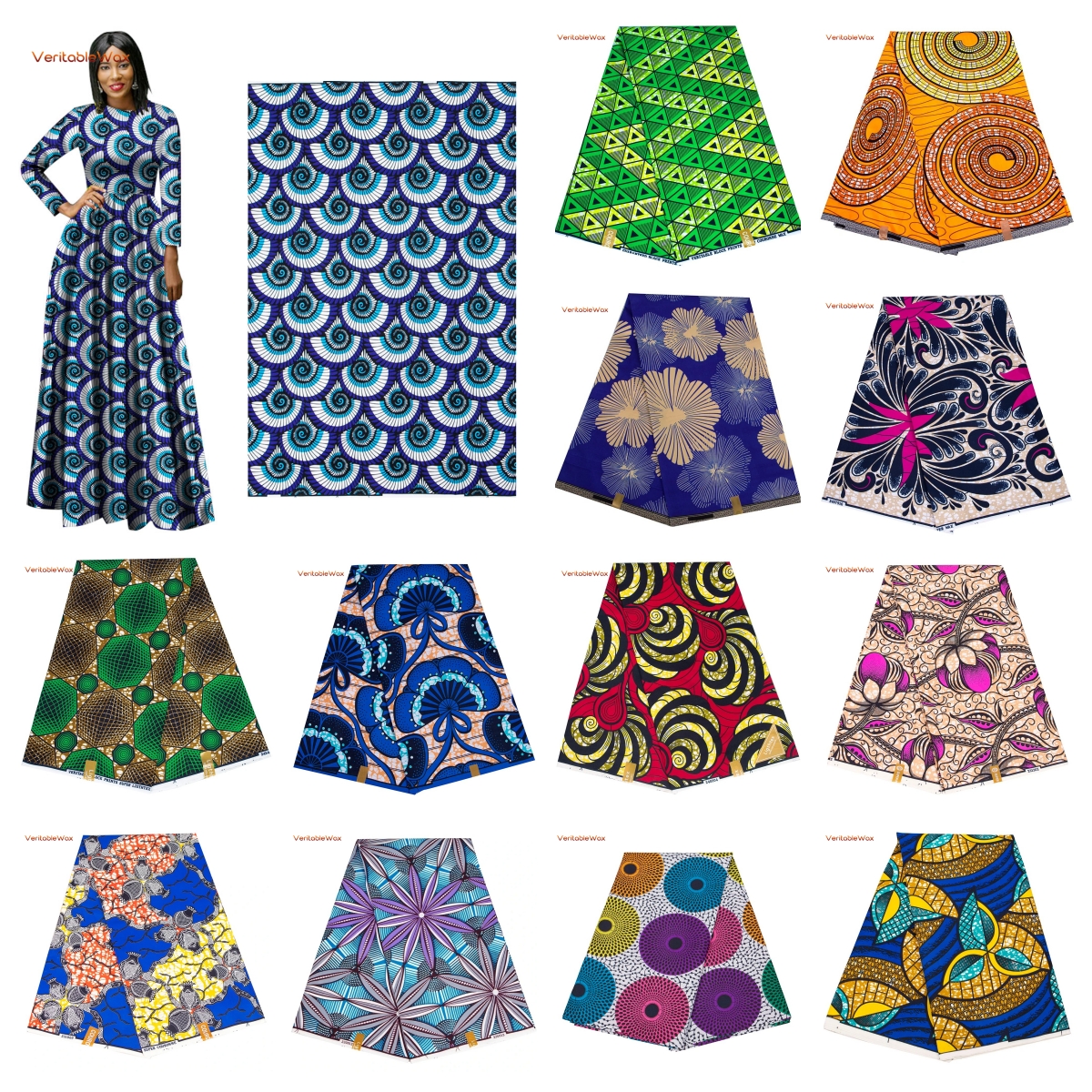 Ankara African Print Batik Pag - Sewing Batik Fabric reseña y precio