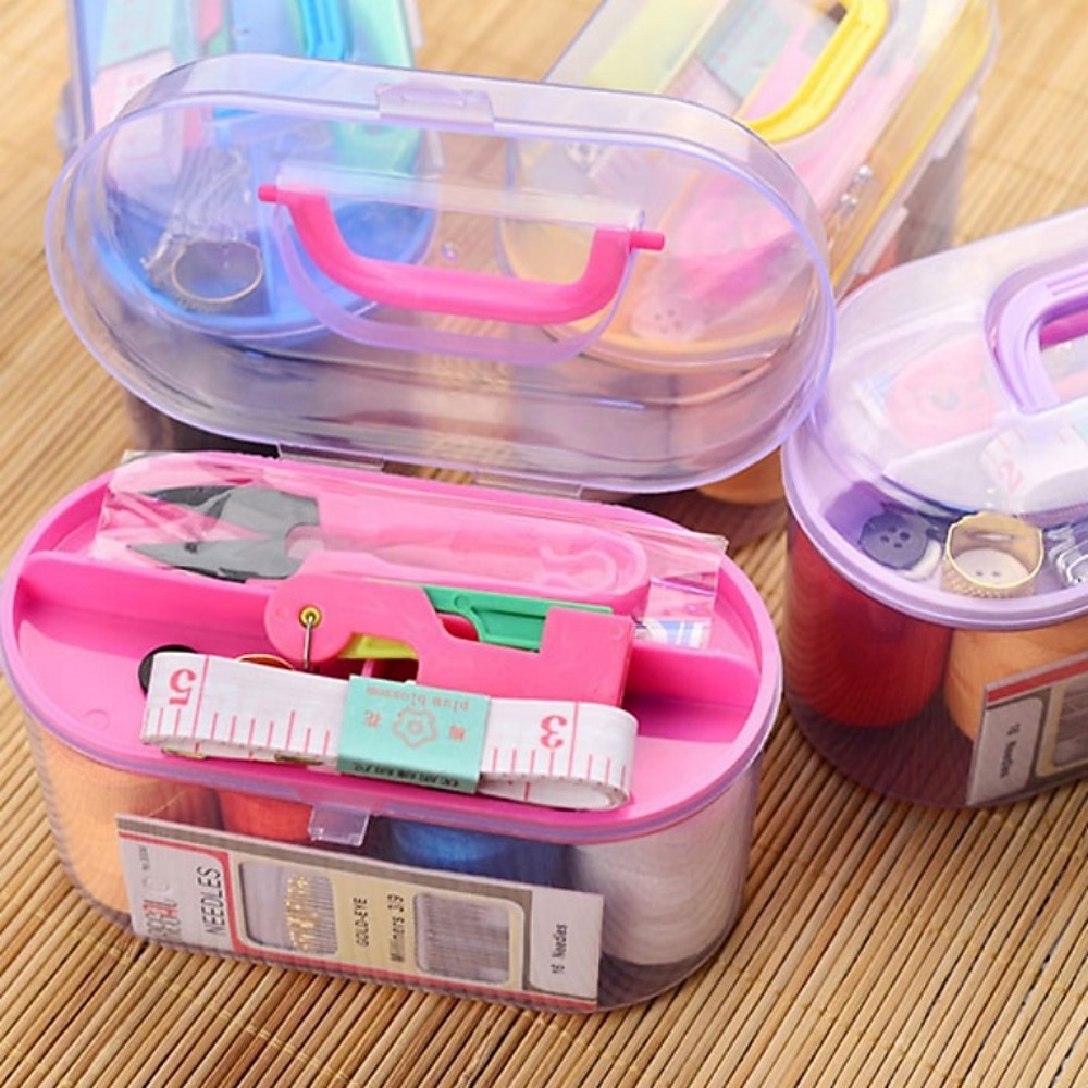 1Set Large Sewing Box Set Hous - Textile Sewing Kit reseña y precio