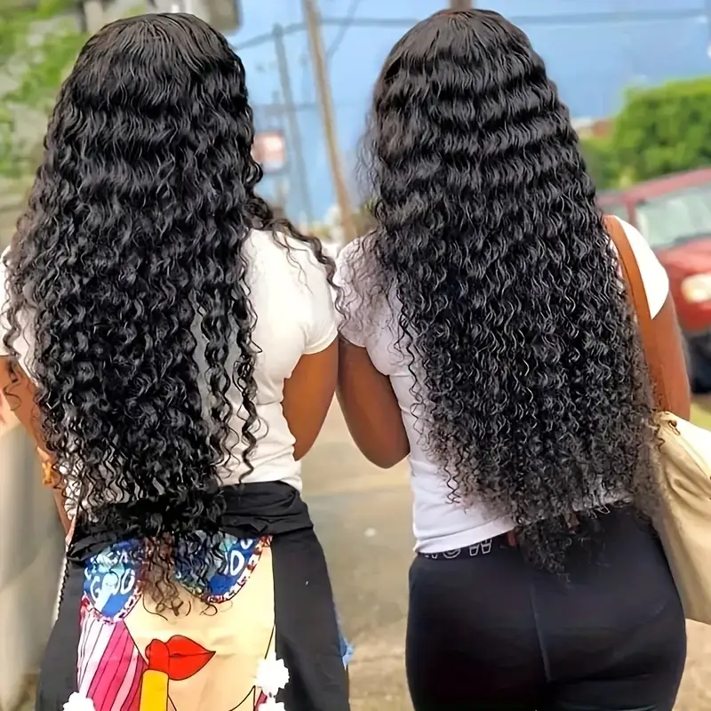 4 Bundles Deep Wave Hair Unpro - Sewing Lab reseña y precio