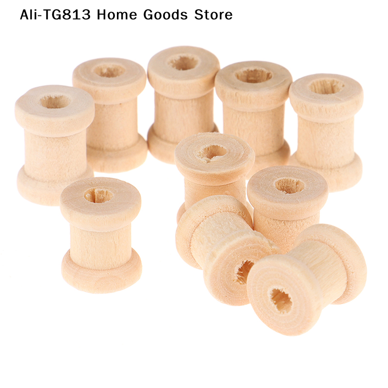 [TG813]100PCS Wooden Empty Thr - Thread Bobbins Empty reseña y precio