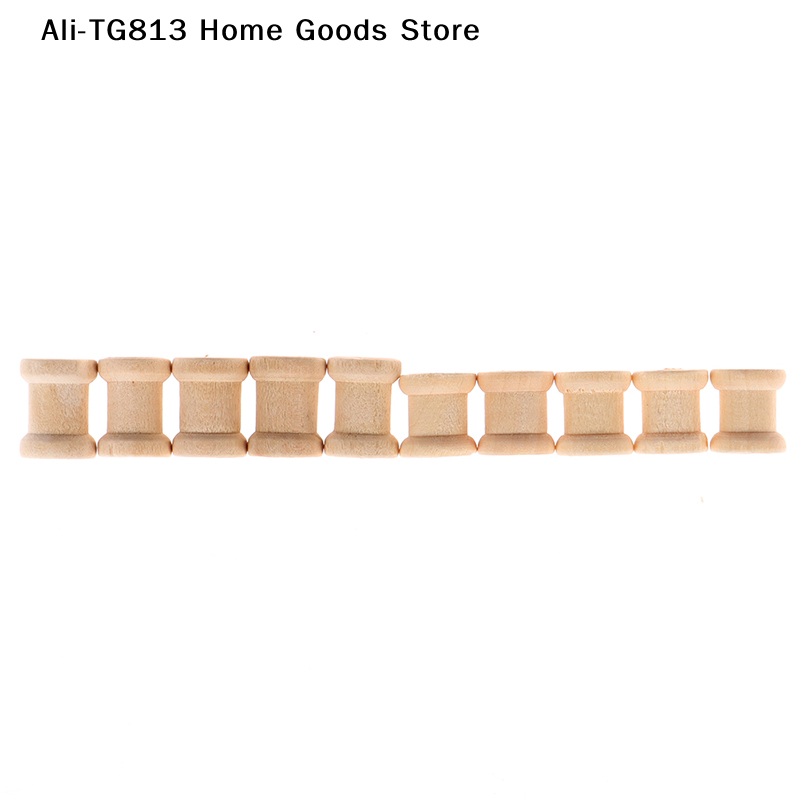 [TG813]100PCS Wooden Empty Thr - Thread Bobbins Empty reseña y precio