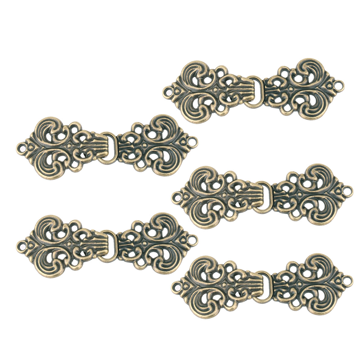 5 Pairs Cape Cloak Buckles Swi - Hook Eye Fastener reseña y precio