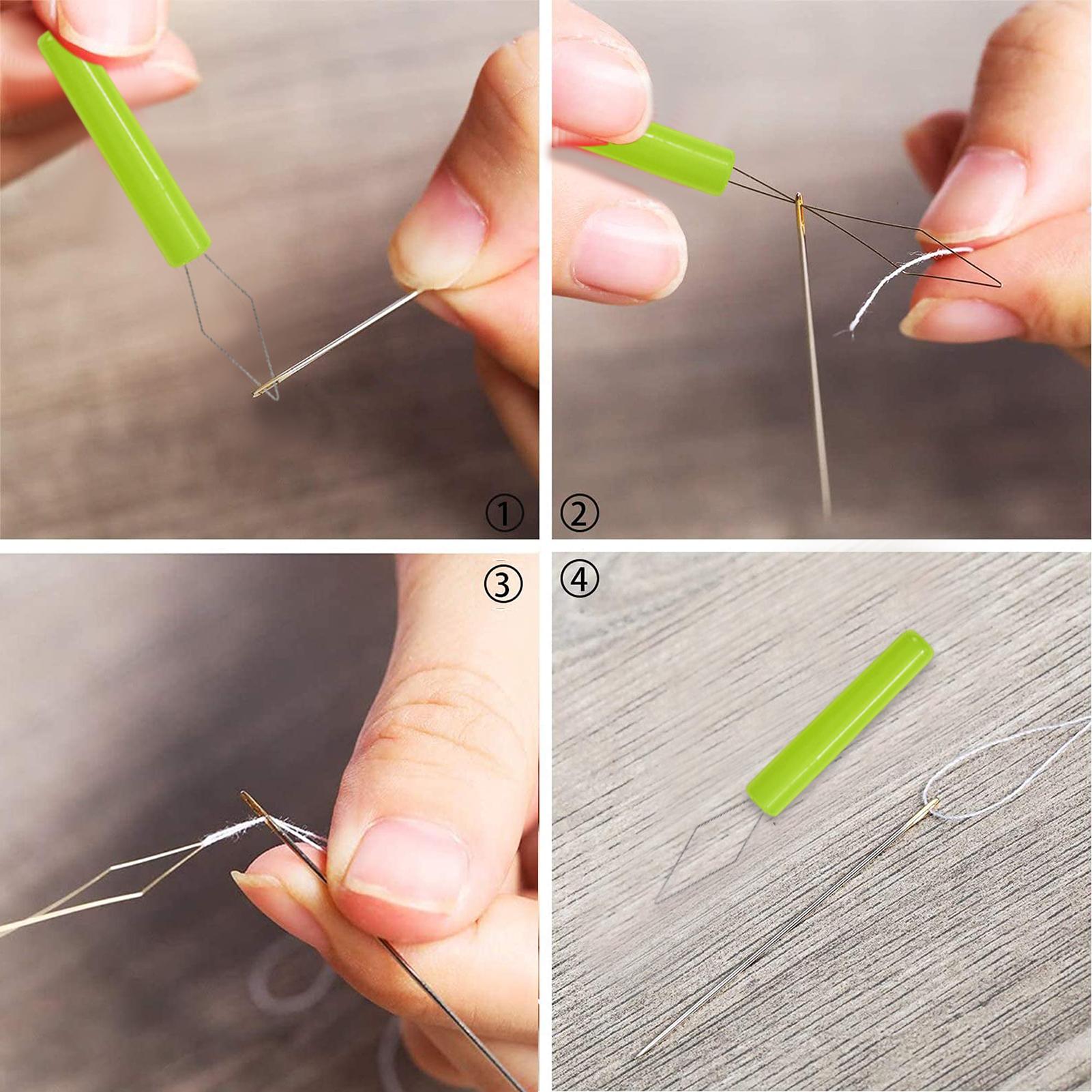 3Pcs Needle Threader with Cove - Needle Threader Tool reseña y precio