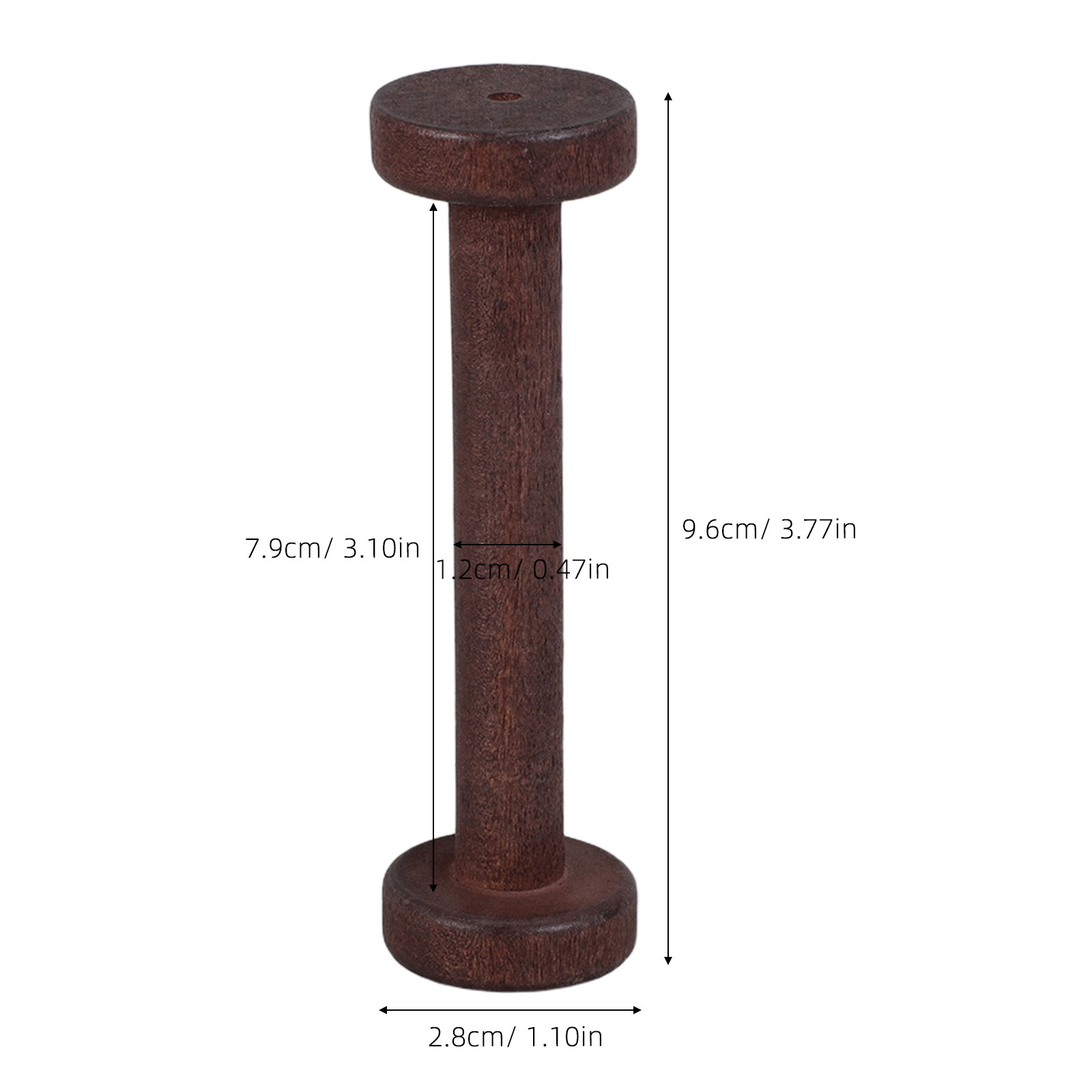 5Pcs Handpolished Wooden Spool - Thread Bobbins Empty reseña y precio