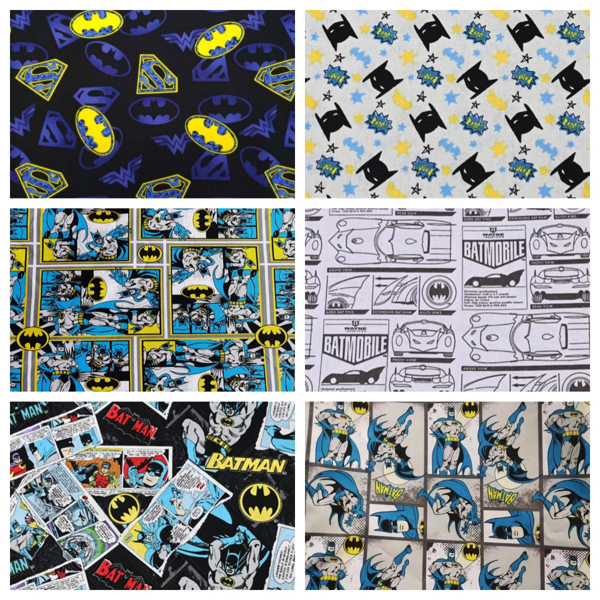 Bandai Batman Anime 100 Cotton - Textile And Sewing Materials reseña y precio