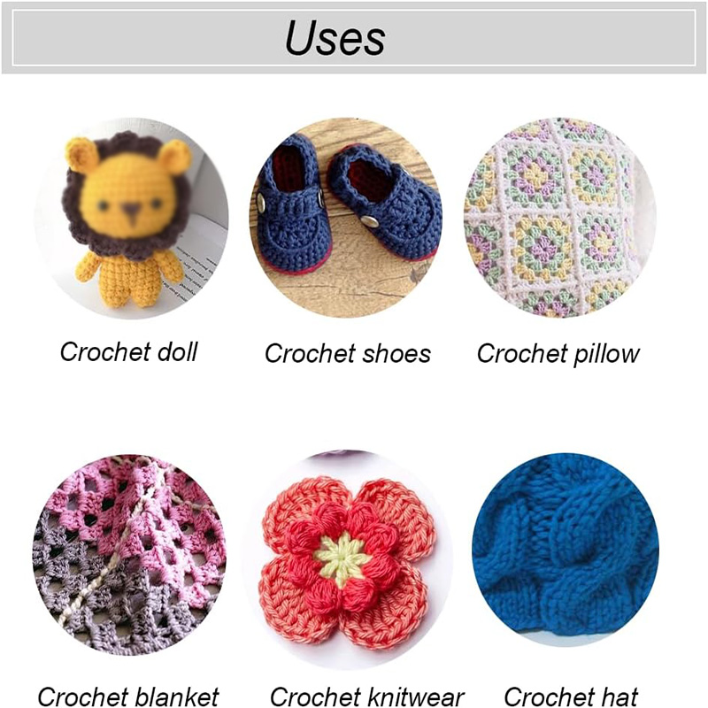 4 Pcs Stainless Steel Crochet  - Sewing By reseña y precio