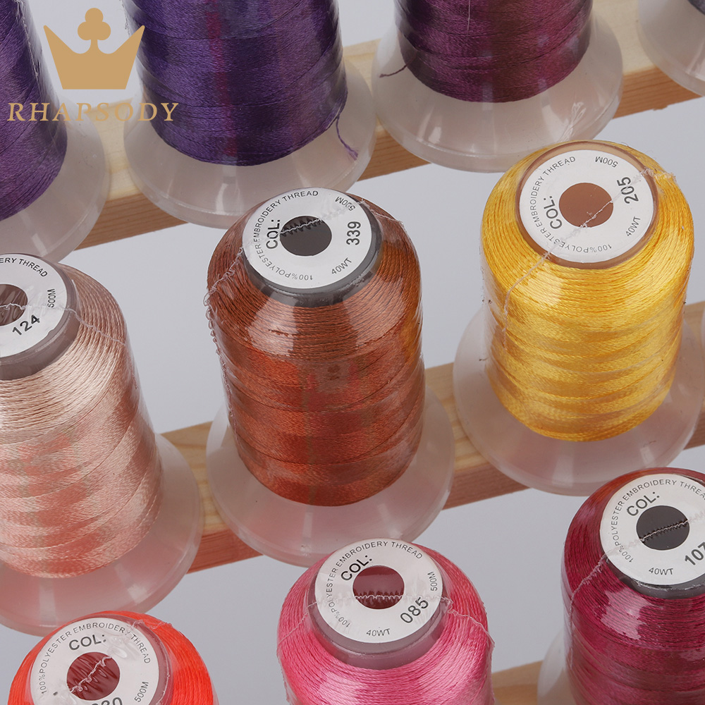 40W Polyester Embroidery Threa - Serger Thread Cone reseña y precio