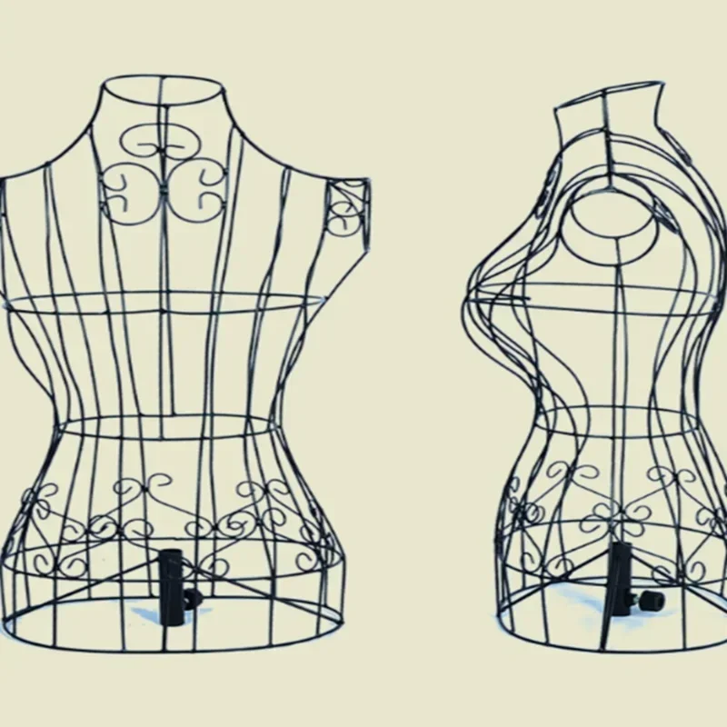 Iron Female Mannequin Torso wi - Dress Form Mannequin reseña y precio