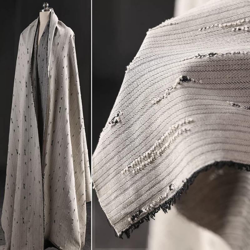 Striped Denim Cotton Jacquard  - Sewing Recycle reseña y precio