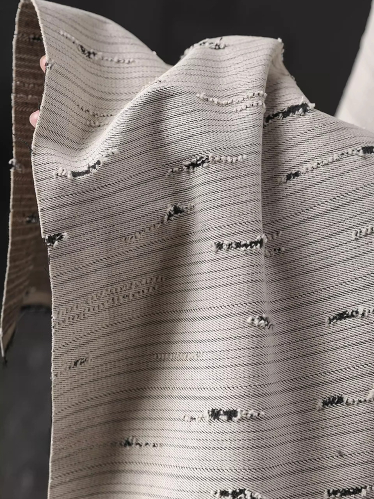 Striped Denim Cotton Jacquard  - Sewing Recycle reseña y precio