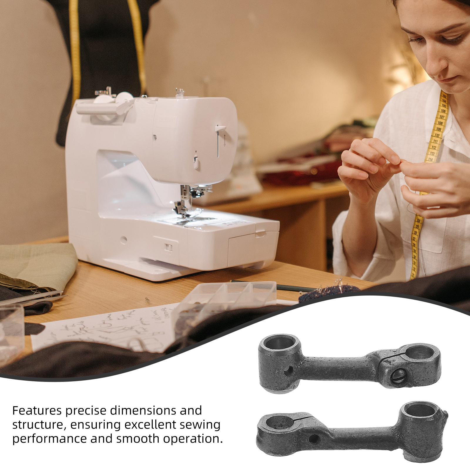 2Pcs Small Connecting Rod for  - Textile Sewing Machine reseña y precio