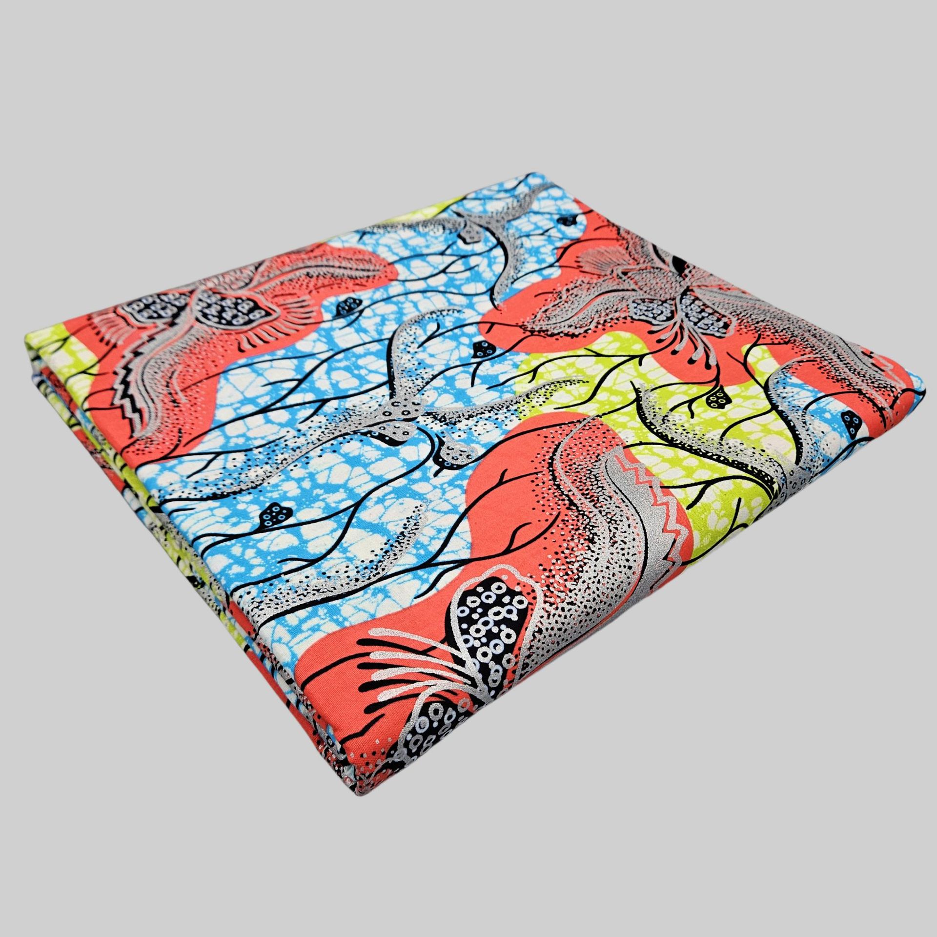 6Yards Long Printed Multicolor - Sewing Batik Fabric reseña y precio