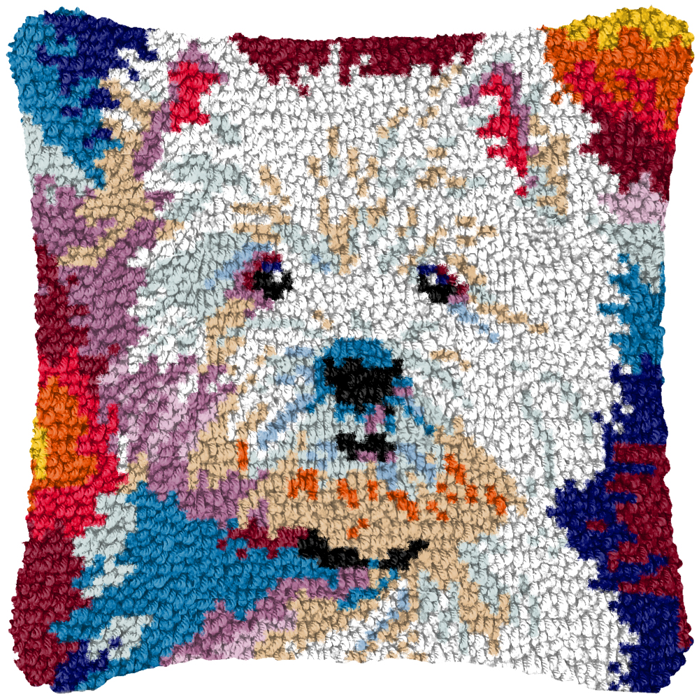 Cute Dog Embroidery Latch Hook - Sewing Pin Cushion reseña y precio