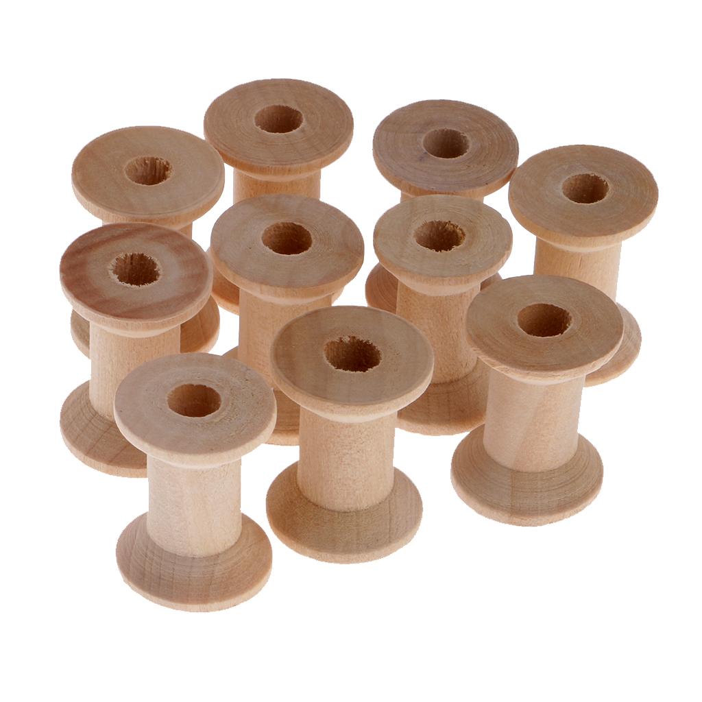 Wooden Empty Spool Thread Bobb - Thread Bobbins Empty reseña y precio