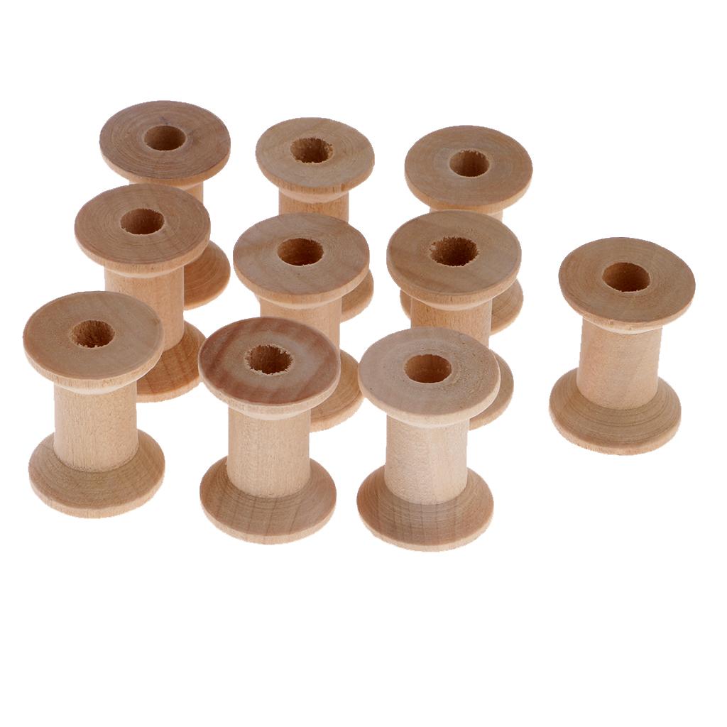 Wooden Empty Spool Thread Bobb - Thread Bobbins Empty reseña y precio