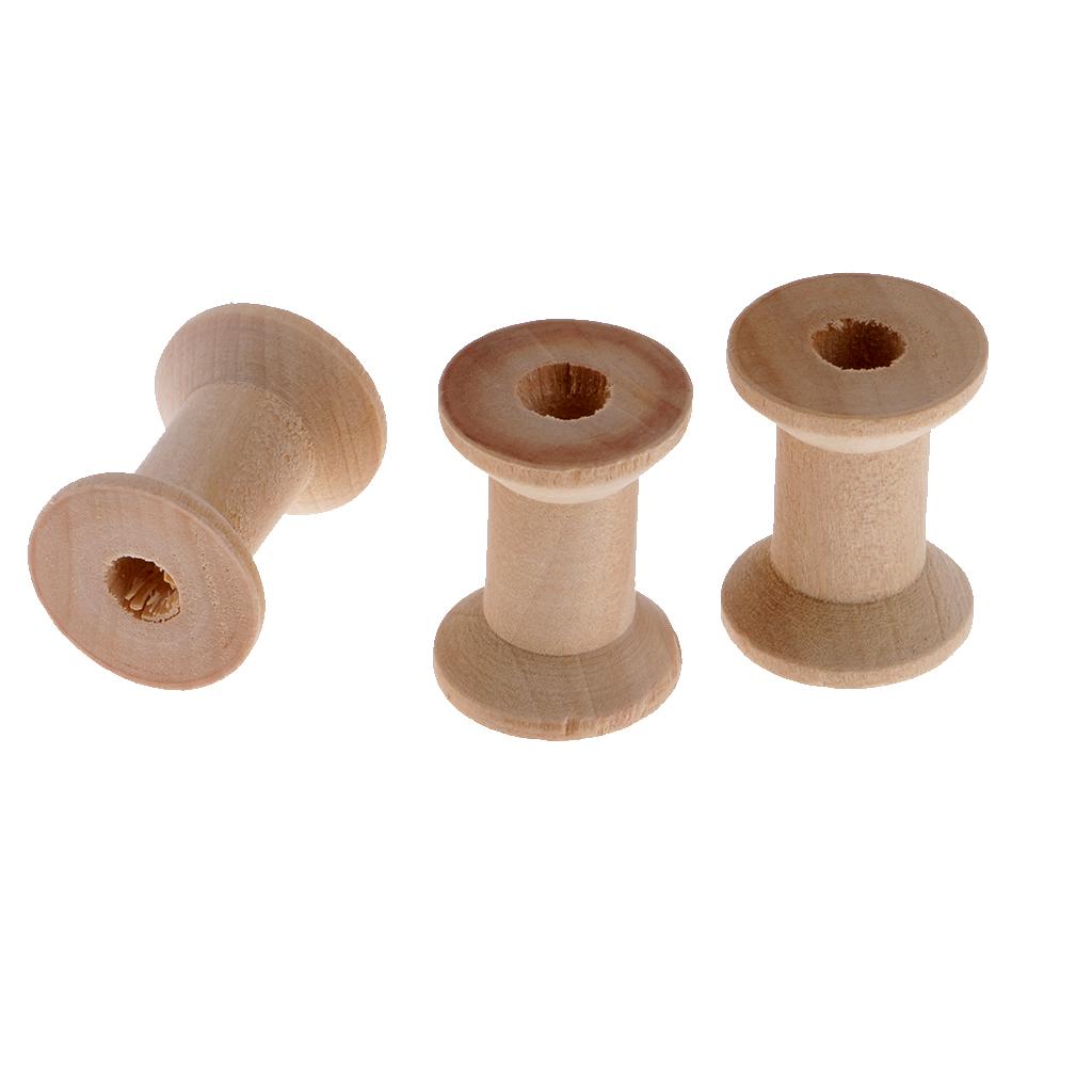 Wooden Empty Spool Thread Bobb - Thread Bobbins Empty reseña y precio