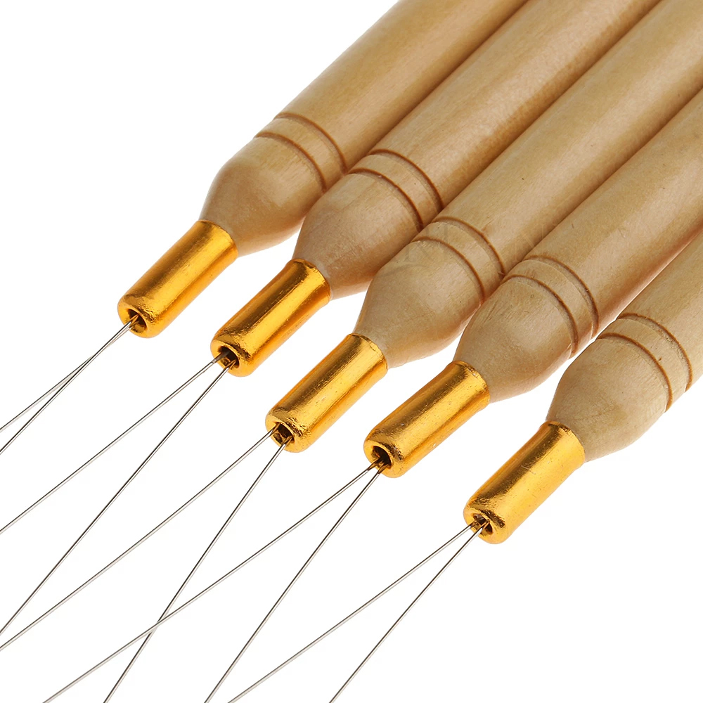 ARLANY Wooden Handle Hair Loop - Needle Threader Tool reseña y precio
