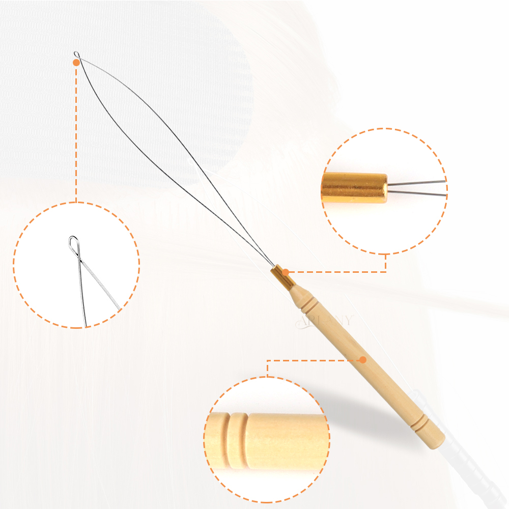 ARLANY Wooden Handle Hair Loop - Needle Threader Tool reseña y precio