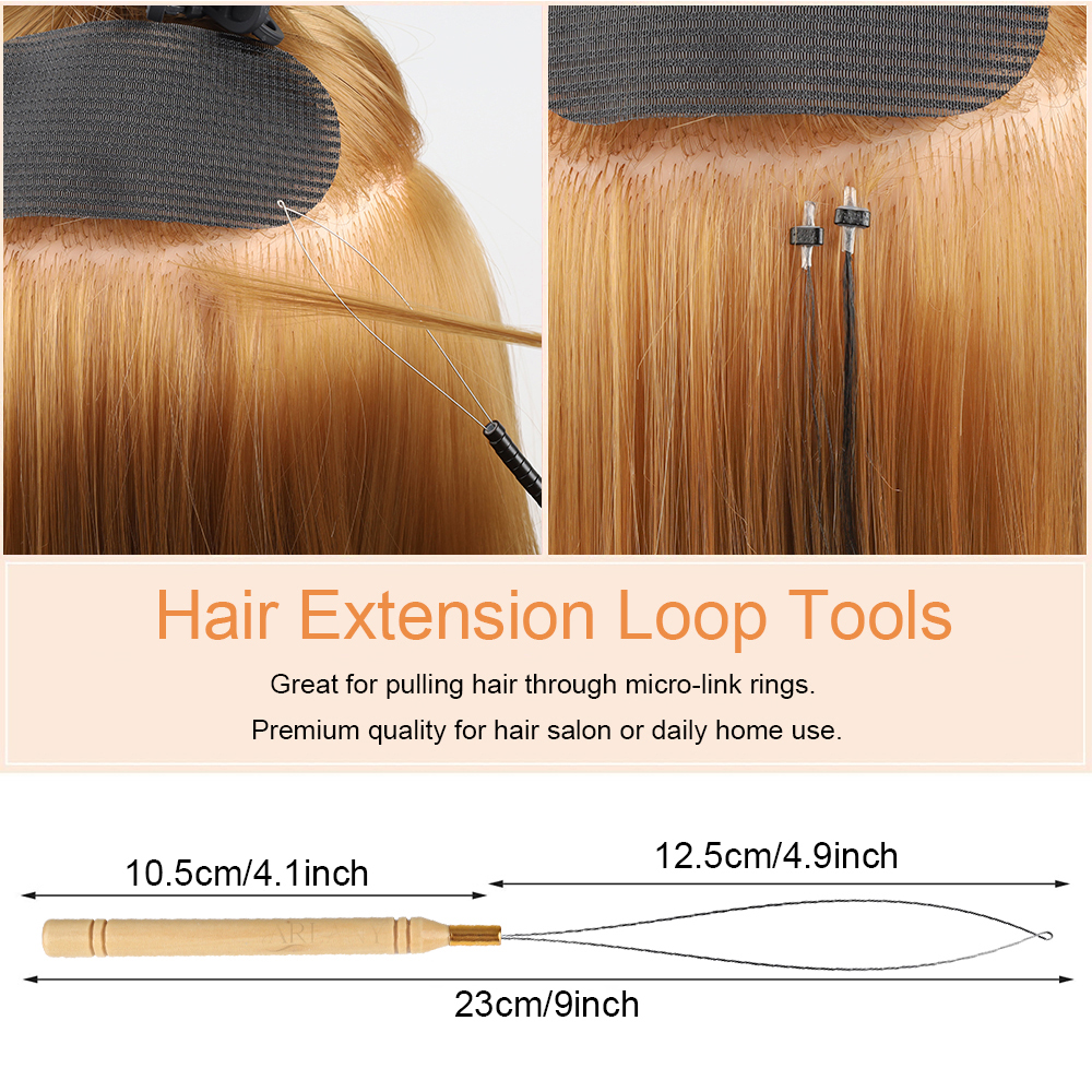ARLANY Wooden Handle Hair Loop - Needle Threader Tool reseña y precio