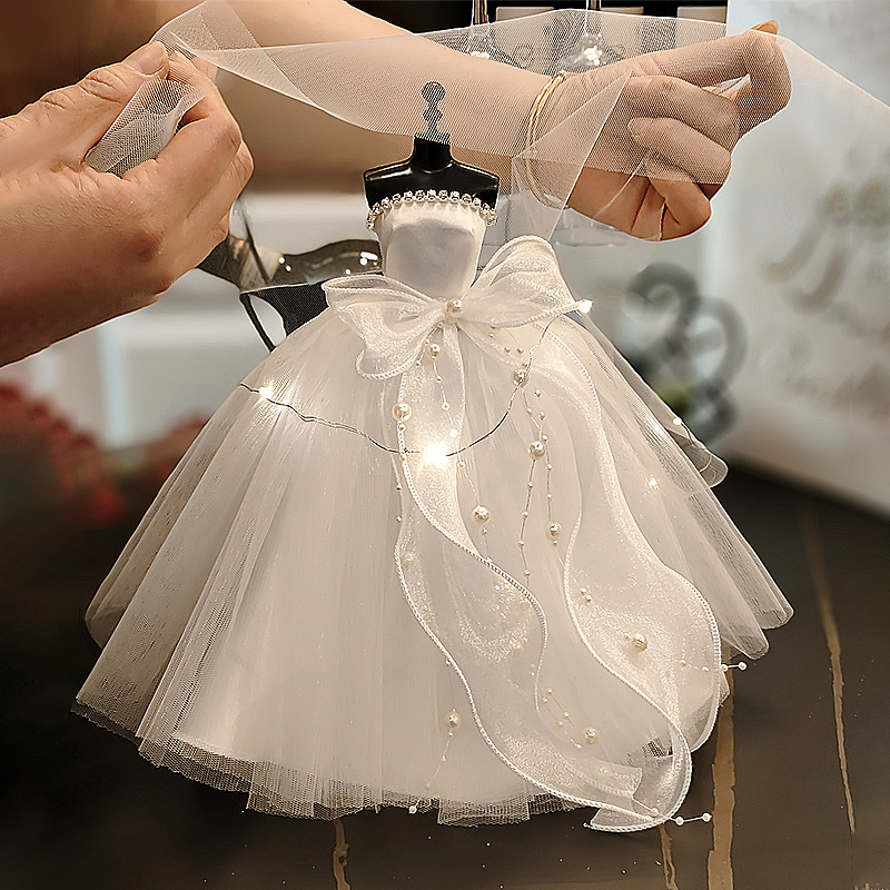 1/6 Mini Wedding Dress Set wit - Dress Form Mannequin reseña y precio