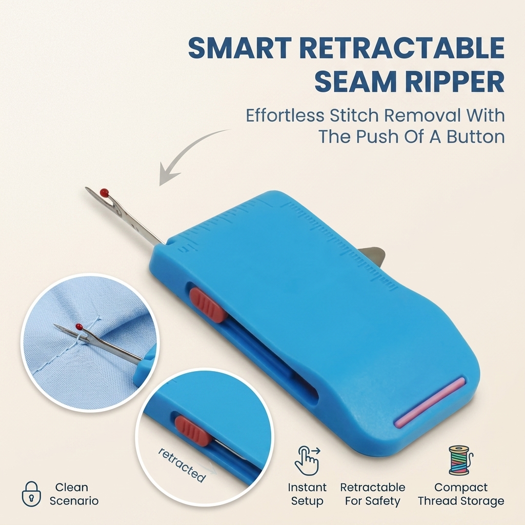 High Strength Plastic Sewing S - Seam Ripper Tool reseña y precio