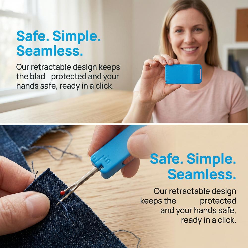 2-in-1 Magnetic Sewing Track S - Seam Ripper Tool reseña y precio