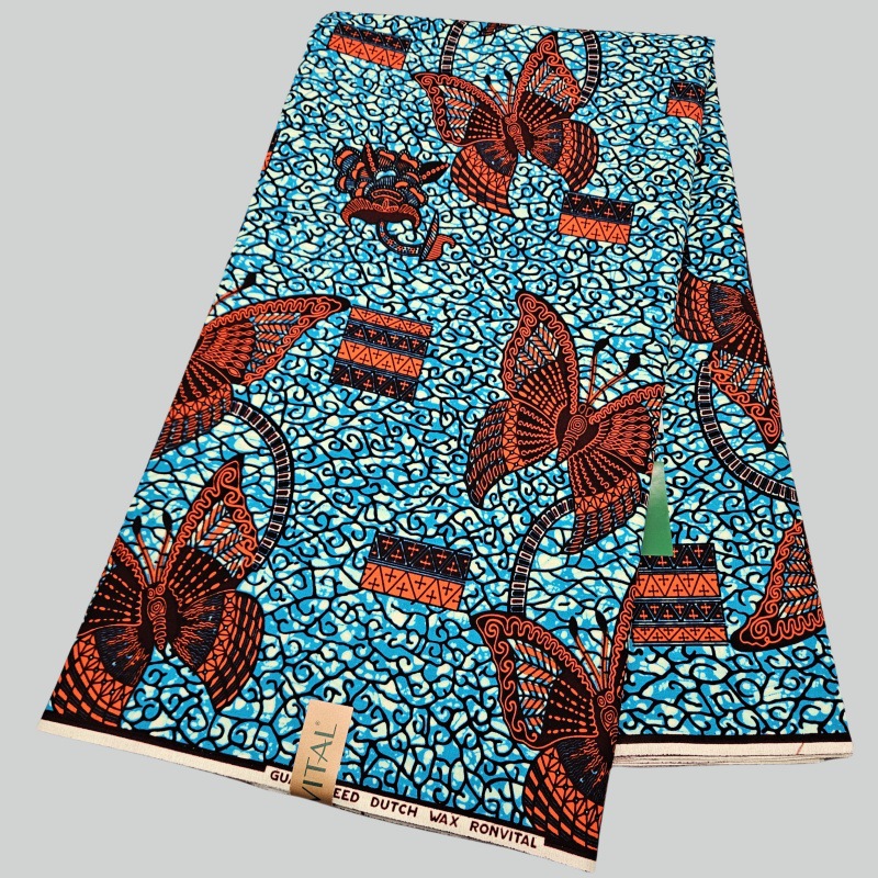 6Yards Long Cotton African Sty - Sewing Batik Fabric reseña y precio