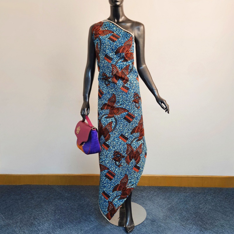 6Yards Long Cotton African Sty - Sewing Batik Fabric reseña y precio