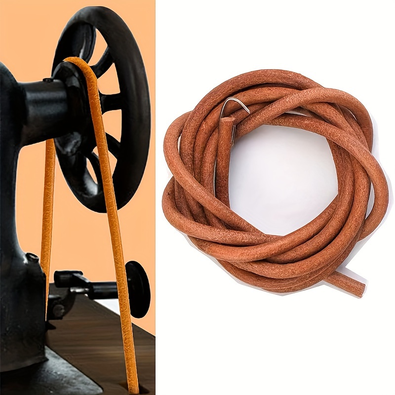 Durable brown cowhide pedal se - Textile Sewing Machine reseña y precio