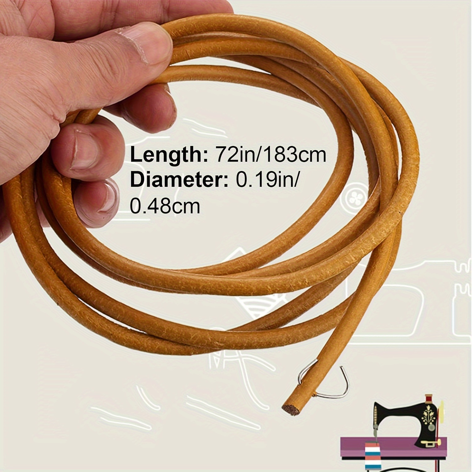 Durable brown cowhide pedal se - Textile Sewing Machine reseña y precio