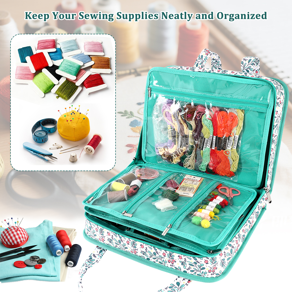 Embroidery Tools Kit Storage B - Textile Sewing Kit reseña y precio
