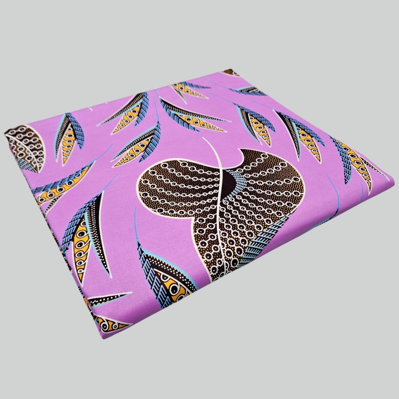 46Inch * 6Yards Purple African - Sewing Batik Fabric reseña y precio